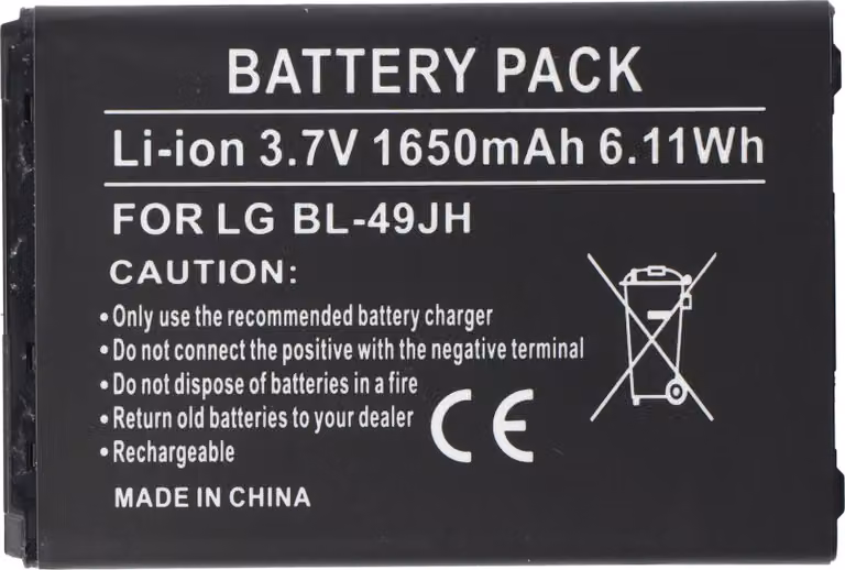 Batteria adatta per LG BL-49JH Batteria EAC63138801, K4. K4 Dual SIM LTE