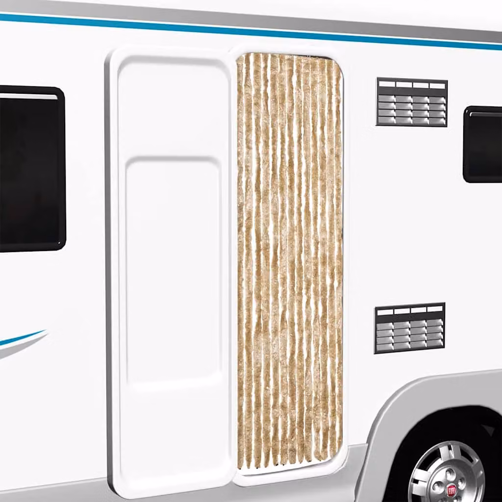 Zanzariera vidaXL in ciniglia beige L: 56 cm x H: 185 cm