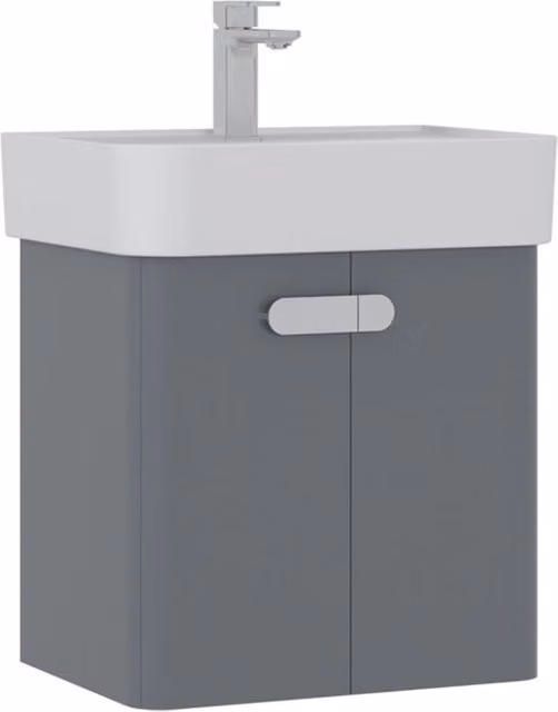 Mobile lavabo "Orbit 55" - 55 x 38 x 62 cm - Grigio
