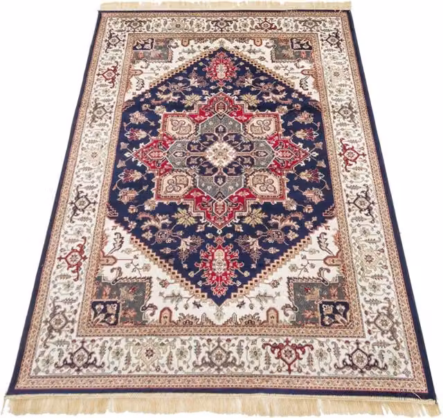 Tappeto Pierre Tappeti RUBINE 304 Blu con disegno classico persiano in stile orientale L: 200 cm, P: 290 cm – 1