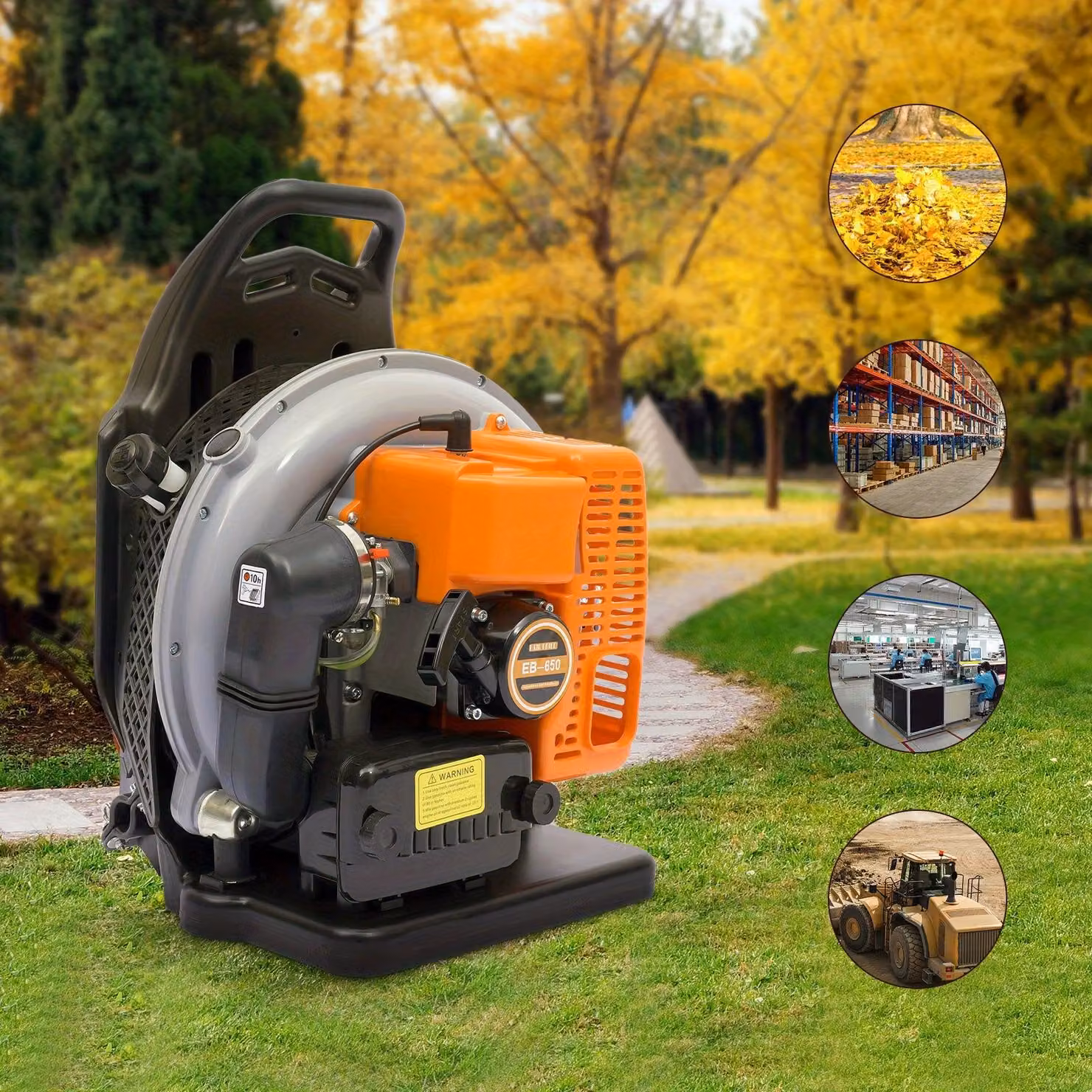 Soffiatore a zaino a benzina - Soffiatore a zaino - Soffiatore da giardino - Soffiatore a benzina da 65cc