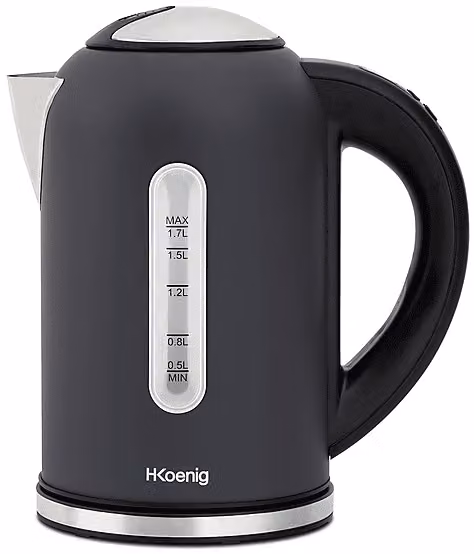 Bollitore H.KOENIG BOE52 nero con funzione keep warm e spegnimento automatico