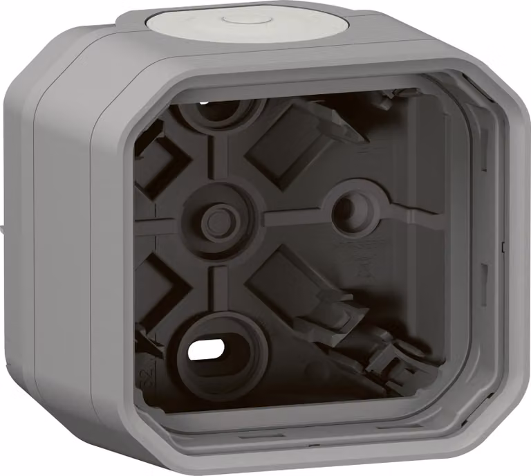 Legrand PLEXO New scatola da incasso impermeabile, custodia da incasso, 2 membrane, 1 accesso cavi grigio, 069651L