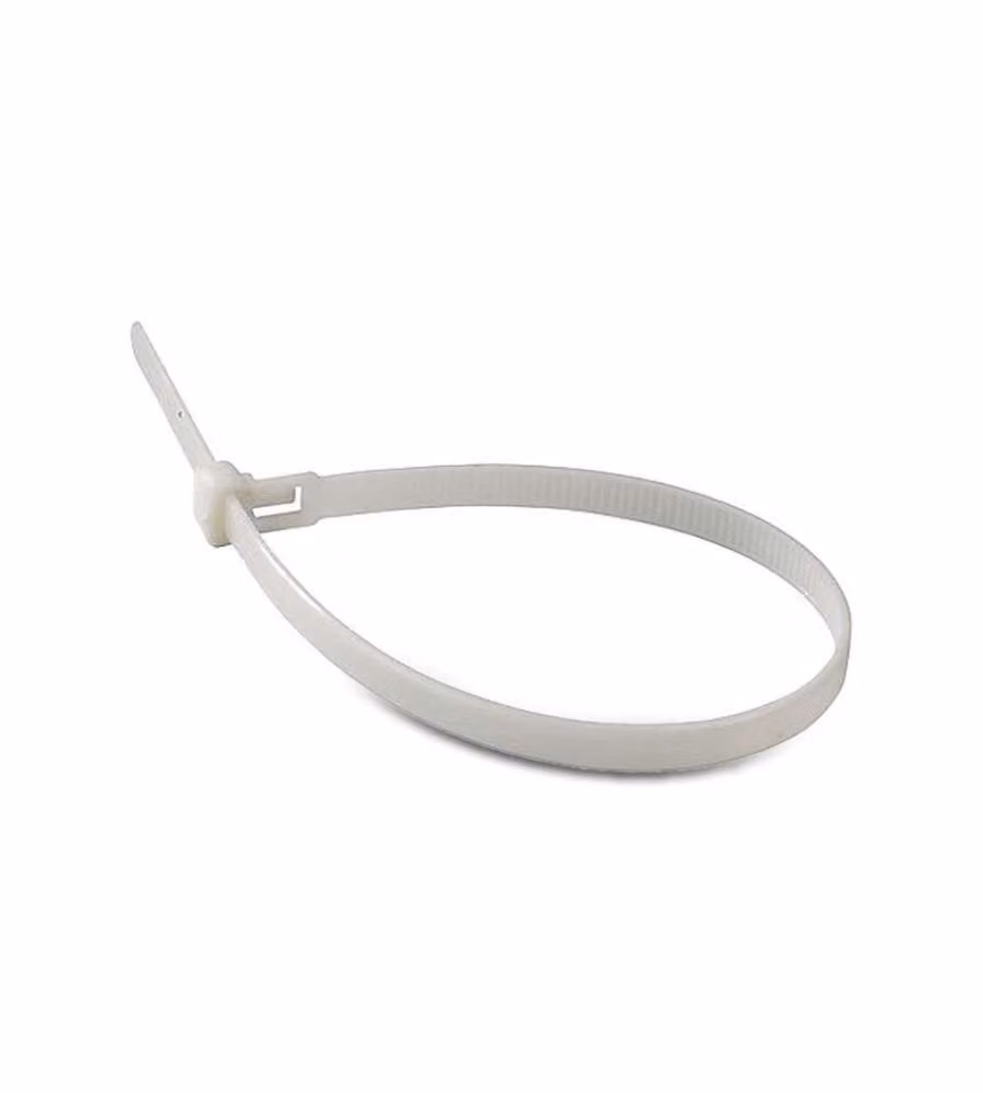 Fascetta per Cavi 2.5x100mm Colore Bianco (Confezione 100 pezzi)