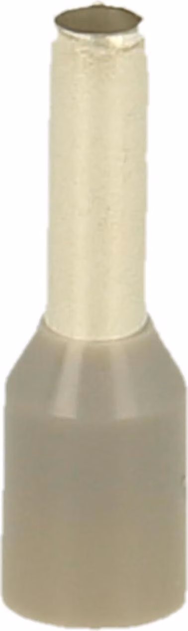 Capicorda DIN 46228 parte 4 isolati, dimensione N, codifica colore TM sezione 2,5 mm² grigio - 1 pezzo