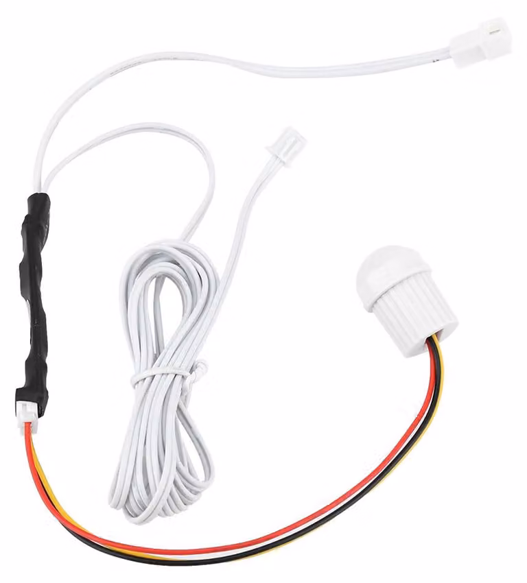 Sensore a infrarossi mini, regolabile, da 5V a 24V, 1,5A, per rilevamento di movimento umano e controllo di luci