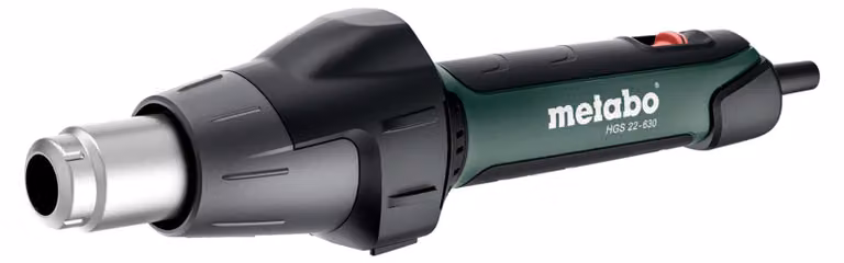 Pistola ad aria calda HGS 22-630 - 2200W - Portata aria 150/500 l/min - 0,65 kg - Scatola Metabox