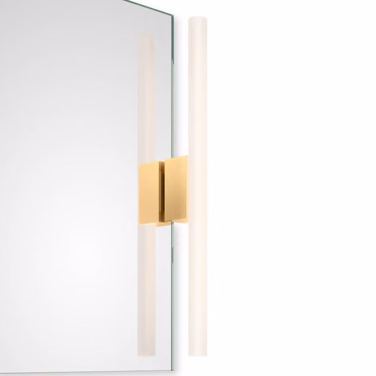 Decor Walther Applique da parete Omega 1, dimmerabile, Ottone / Oro, Camera da letto, Metallo, Moderno, Applique