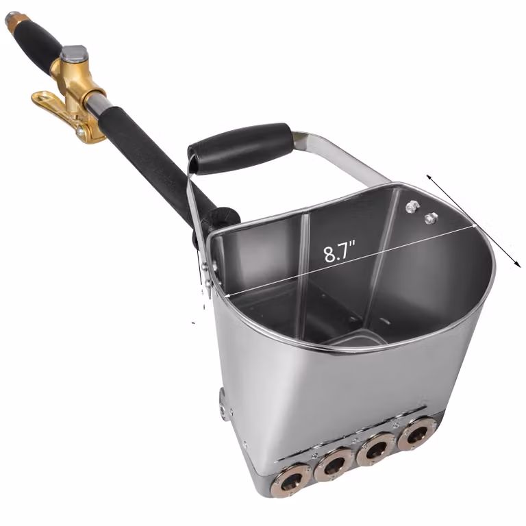 Pistola per intonaco a spruzzo, potenza 3000W, robusta struttura in metallo, 3000 Watt
