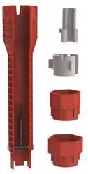 Chiave per rubinetti multiuso rossa BLIACC0159CH