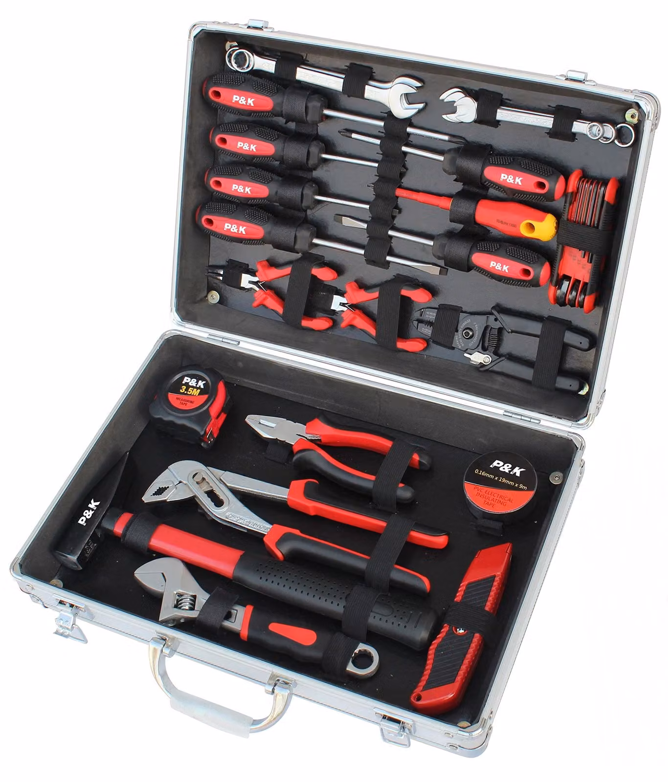 Solidchoice - Set di 30 utensili in alluminio, confezionato in una custodia compatta