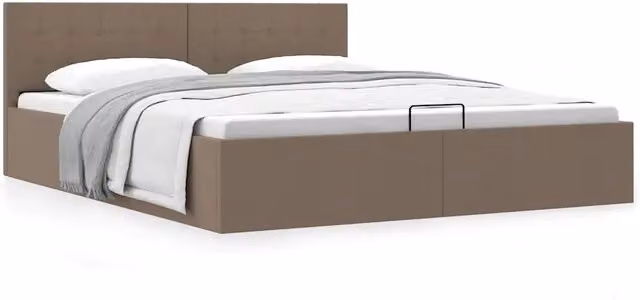Giroletto con Contenitore Grigio Talpa in Tessuto 180x200 cm 285599