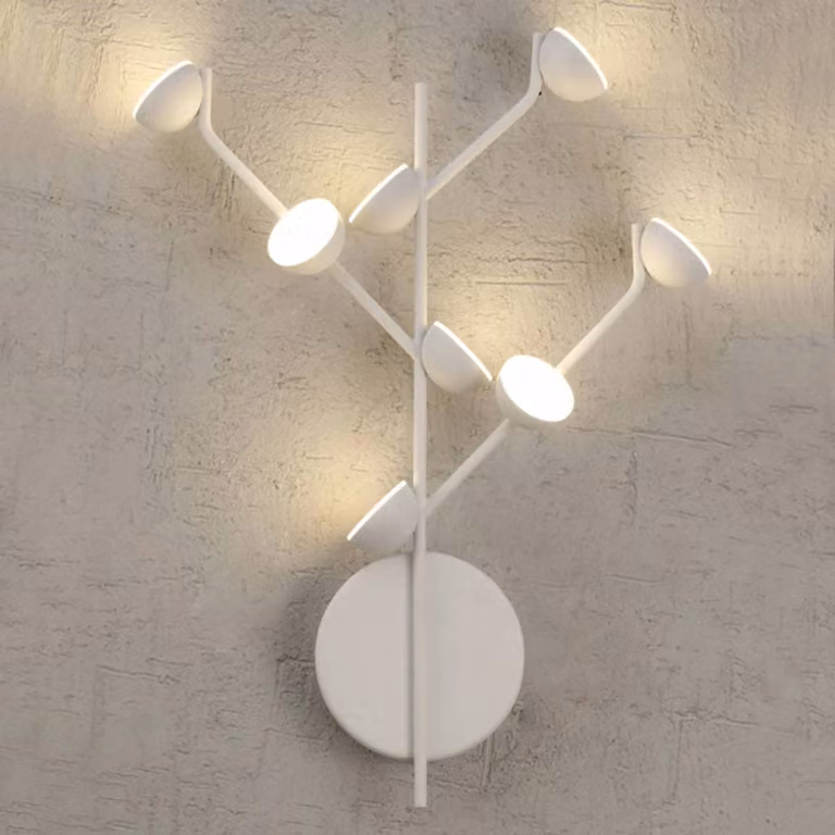 Mantra Iluminación Applique da parete a LED Adn, Bianco / Opale, Soggiorno / Sala da pranzo, Alluminio, Moderno, Applique a LED