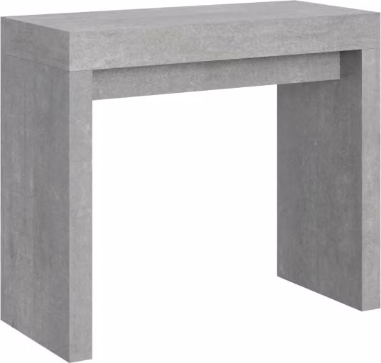 Consolle Allungabile 90-196x42x77 cm in Nobilitato Grigio