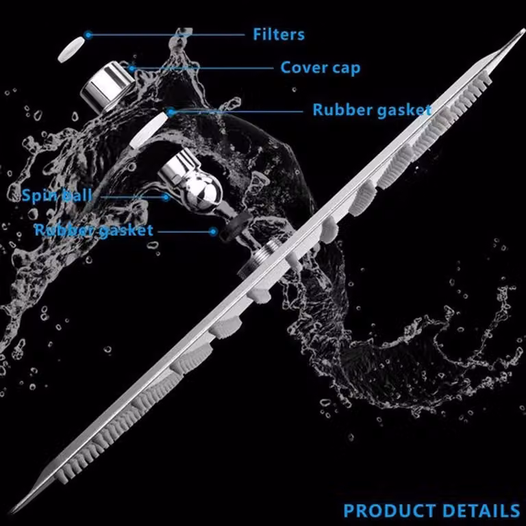 Regenduschekopf, soffione da doccia in acciaio inossidabile da 16 pollici: alta pressione, design quadrato, ideale per basse pressioni dell'acqua, ugelli autopulenti