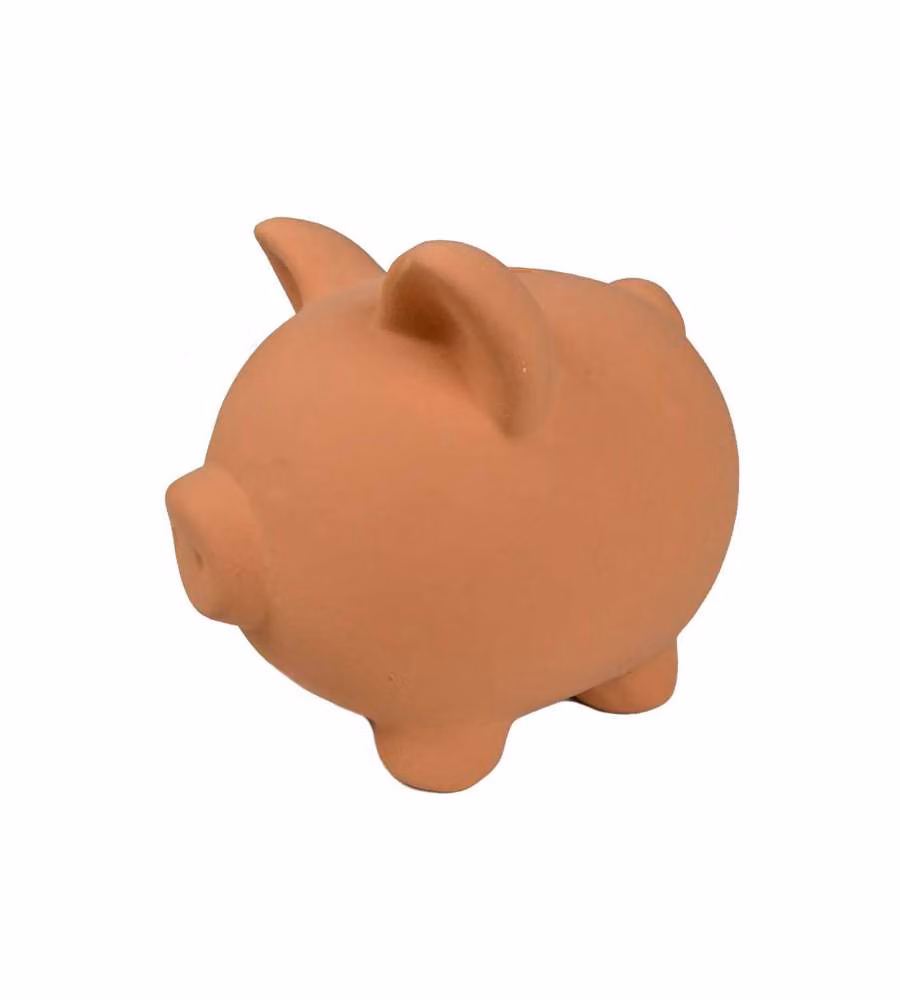 Salvadanaio Terracotta Maialino 25 H 14      Coli