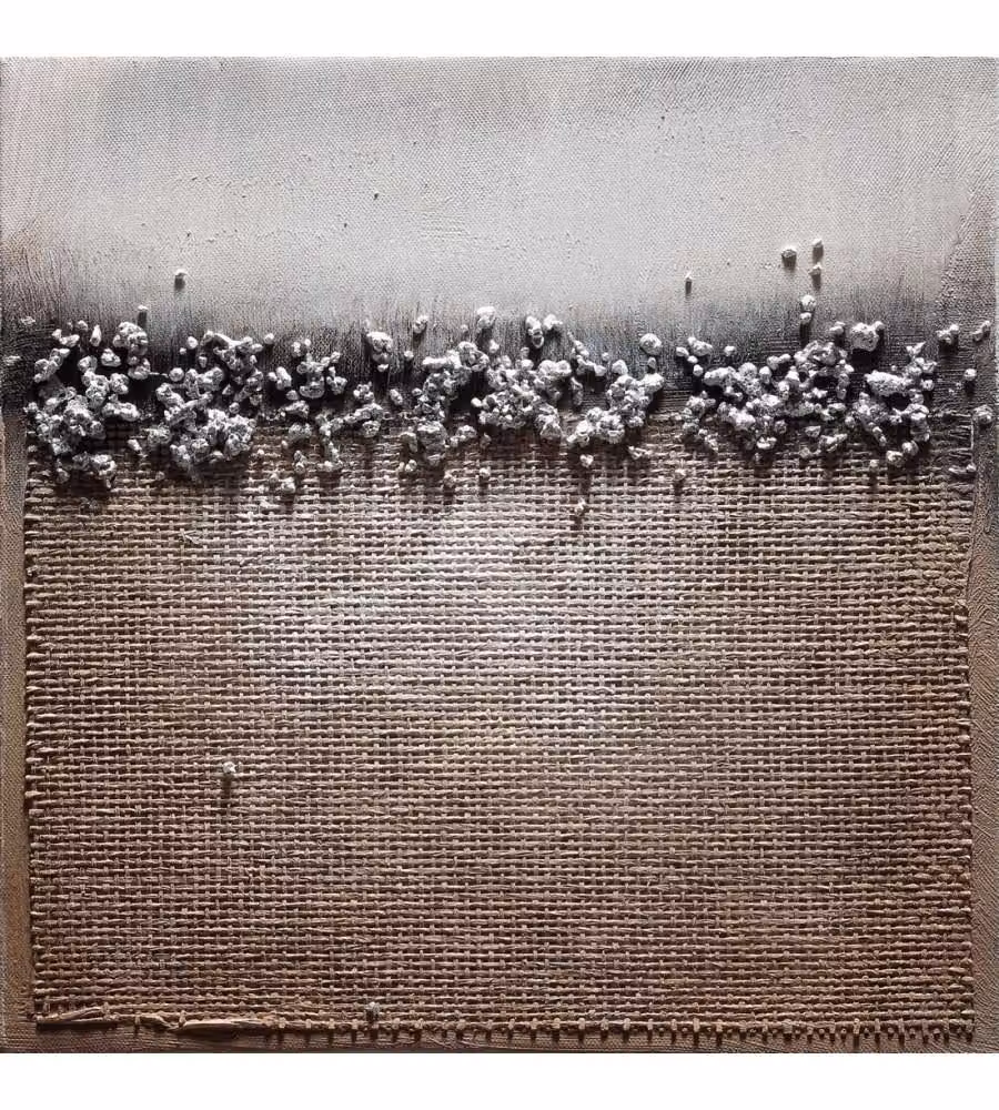 Dipinto su Tela Astratto 30x30 cm - Telaio in Legno FSC
