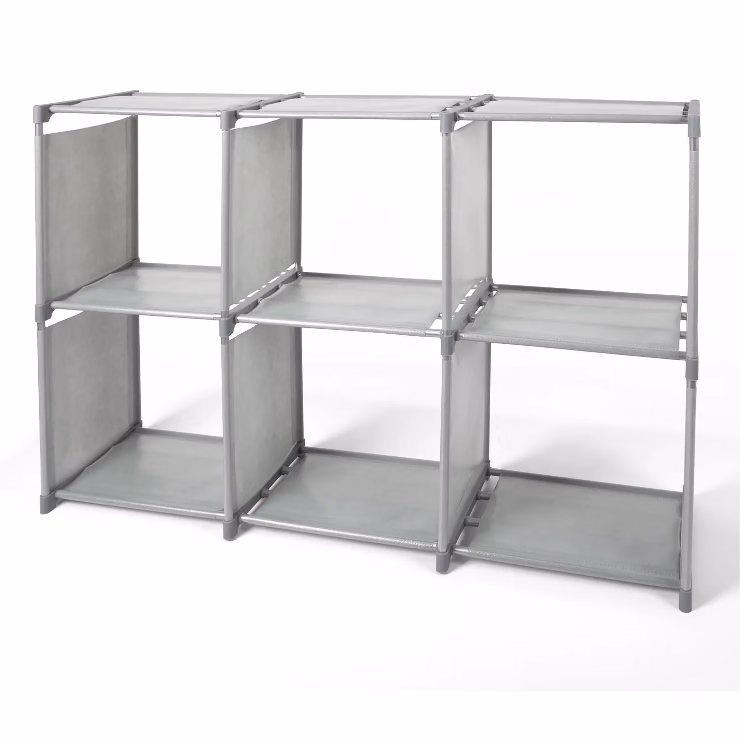 Vestiamo Casa Scaffale Multiuso Modulabile con 6 Scomparti H 108 x L 73 x P 29 cm – 2
