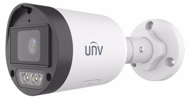 Telecamera di sicurezza IP Uniview Bullet PoE 4 MP, 2,8 mm, IP67, Color Hunter - UV-IPC2124LB-AF28K-DL2