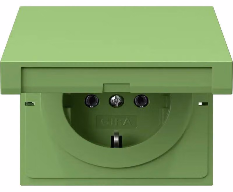 Presa SCHUKO verde 4454707