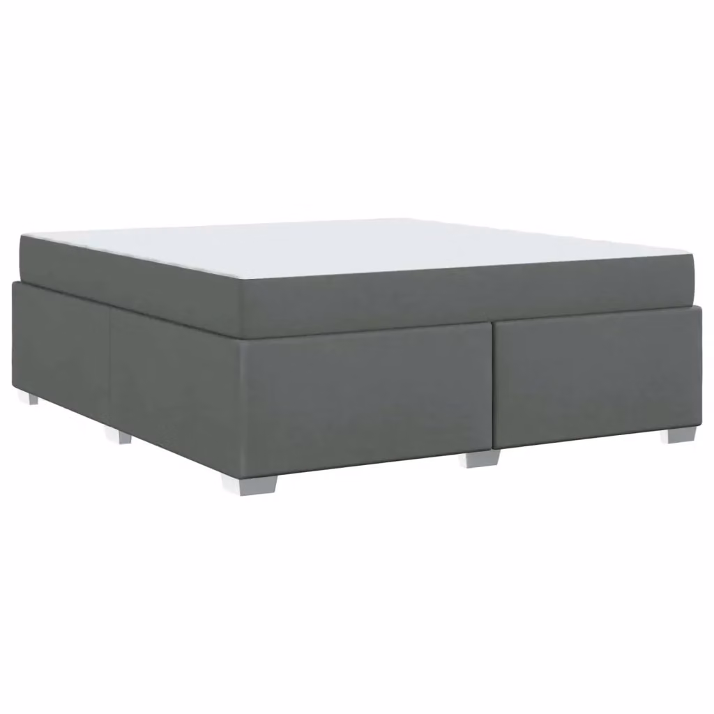 Struttura letto moderno vidaXL in tessuto grigio L: 180 cm, P: 200 cm, H: 28 cm – 2