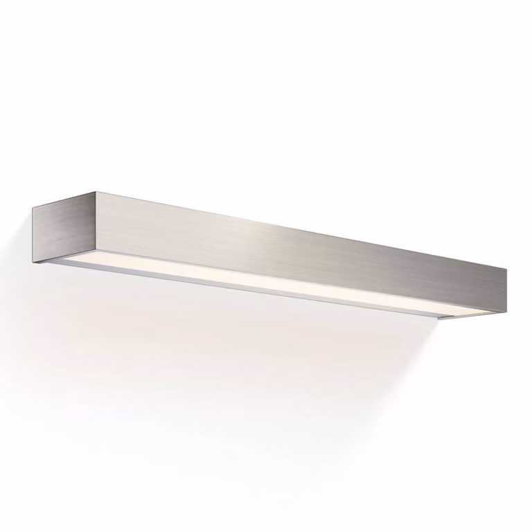 Decor Walther Applique da parete Box N, dimmerabile, Alluminio / Grigio / Zincato, Bagno, Ottone, Moderno, Applique