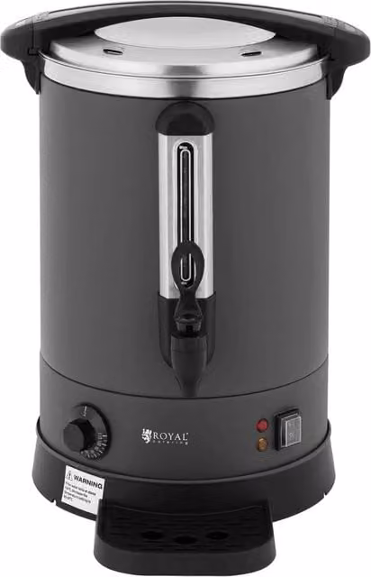 Distributore di acqua calda da 13,5 litri 2500 watt con vassoio raccogligocce colore grigio codice 14_0004293.