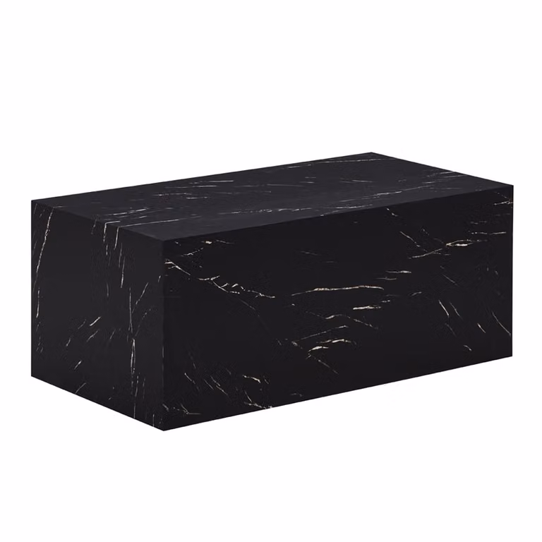 Home Deluxe - Tavolino Amiri L - colore: nero, dimensioni: 95 x 50 cm, piano in MDF, già montato I Tavolino da salotto Tavolino da salotto Tavolino da divano