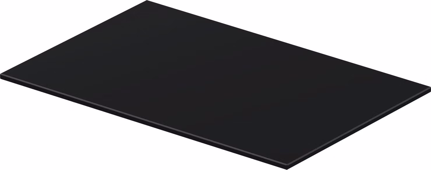Duravit DuraSquare verre 47x38cm, pour consoles métalliques 003115/ 003116, 0099698400, 0099698400