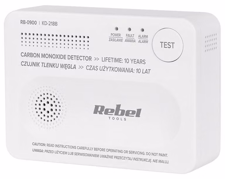 Rilevatore di monossido di carbonio Rebel RB-0900