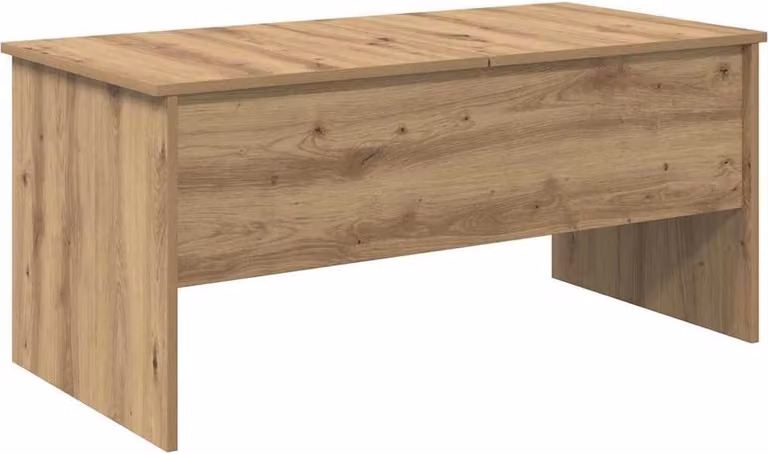 Tavolino da salotto Rovere artigianale 102 x 50,5 x 46,5 cm