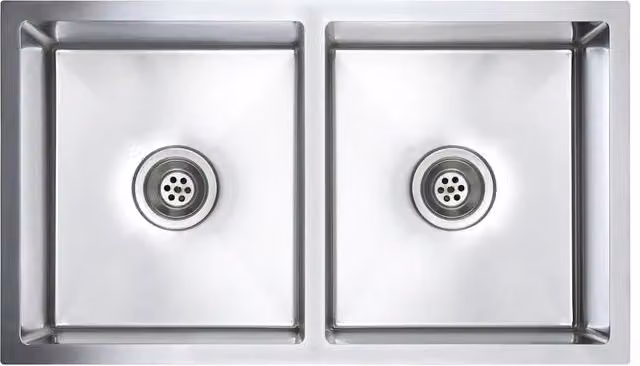 Lavello da cucina in acciaio inox silver CFW8340516 L: 76 cm, P: 44 cm, H: 20 cm