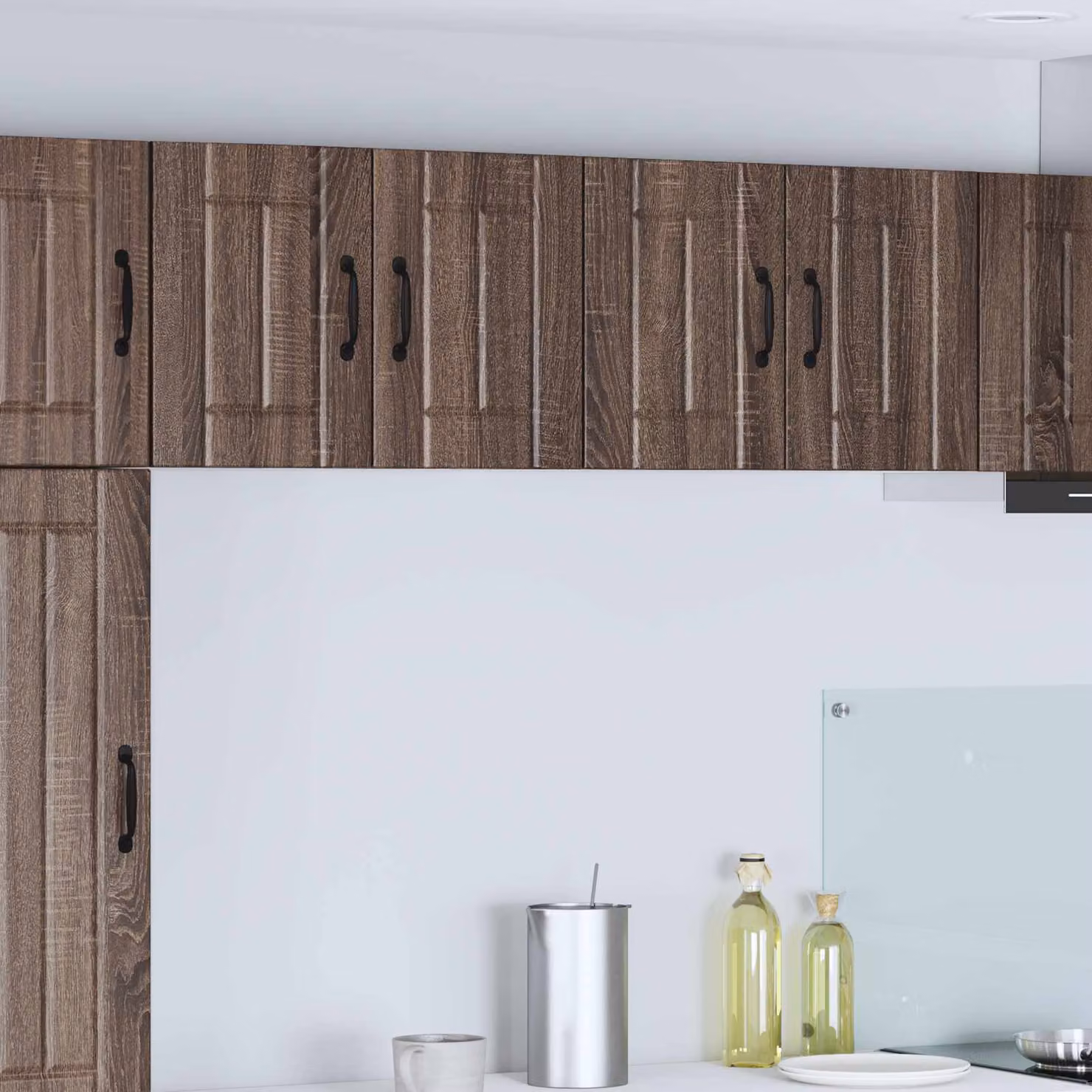 Armadietto a muro da cucina vidaXL LUCCA in legno marrone L 60 cm, P 31 cm, H 40 cm
