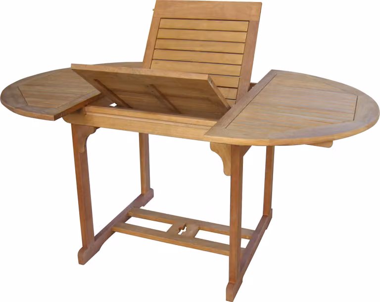 Tavolo da giardino allungabile in legno Tavolo Dalia 120-180x120 cm