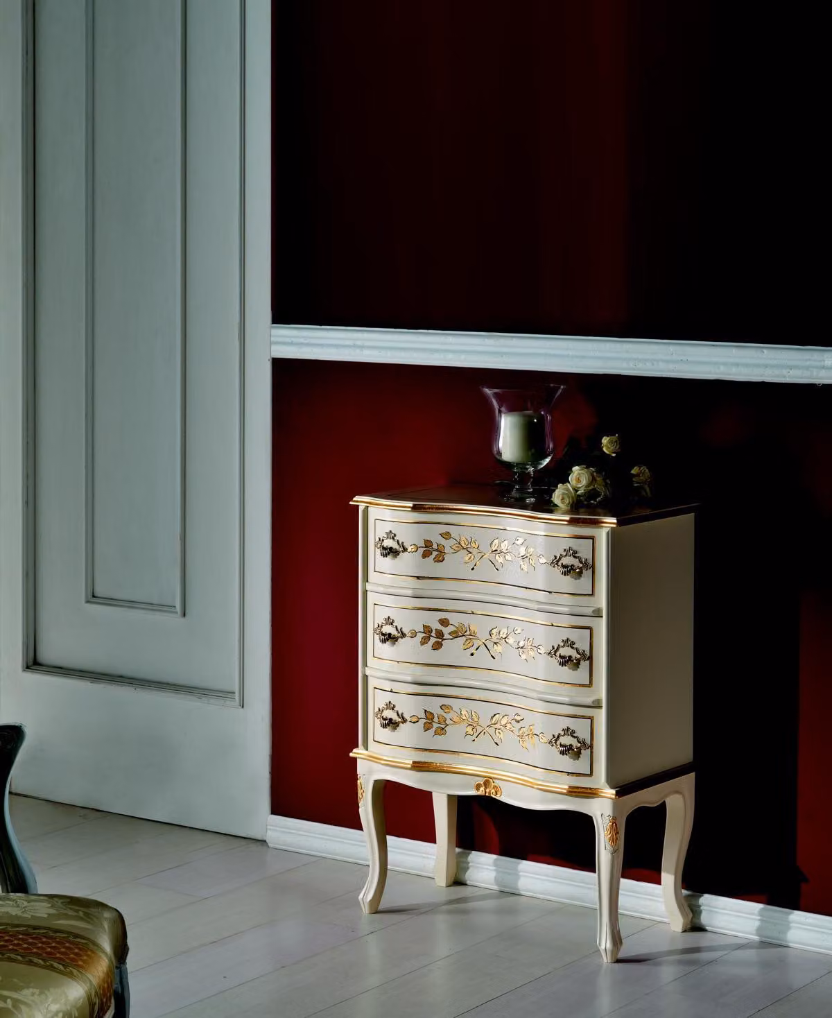 Designer Italienische Holz Möbel Hoch Kommode Schrank Kommoden Schränke Weiß