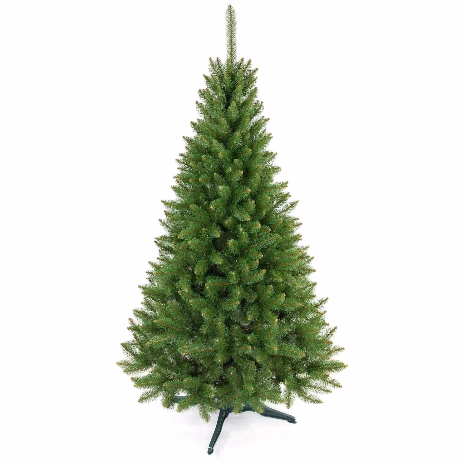 Abete natalizi di alta qualità, su un supporto premium, altezza 220 cm, con fitti rami e aspetto naturale. Damich