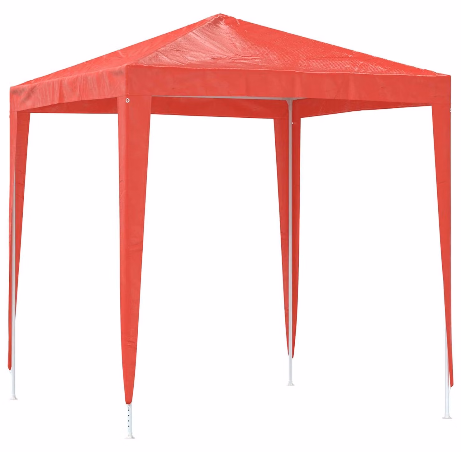 Tenda Party 200 x 200 x 240 cm Rosso PE e Acciaio