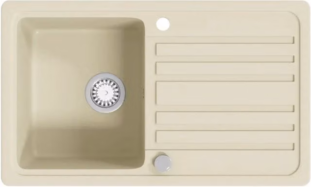 Lavello da Cucina in Granito Vasca Singola Beige CFW7855081