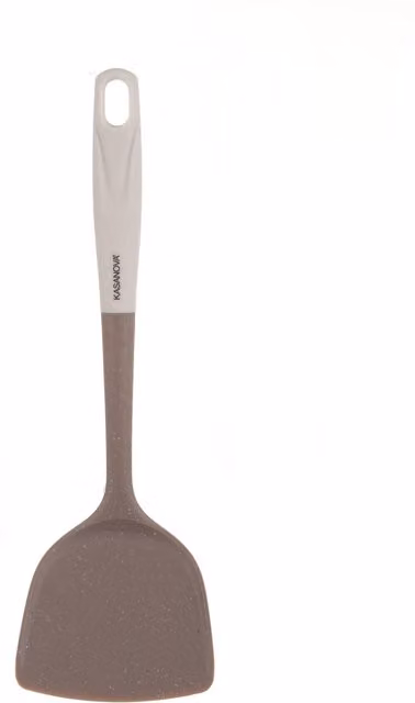 Paletta Turner Kasanova in nylon marrone, resistente al calore e lavabile in lavastoviglie, Lunghezza: 35 cm