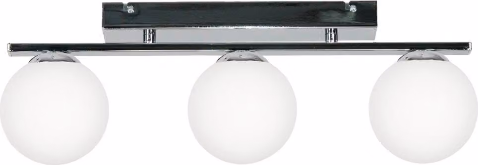 Lampada Da Soffitto Cromo Vetro Lampada Ball Led E14 Forest 13-492