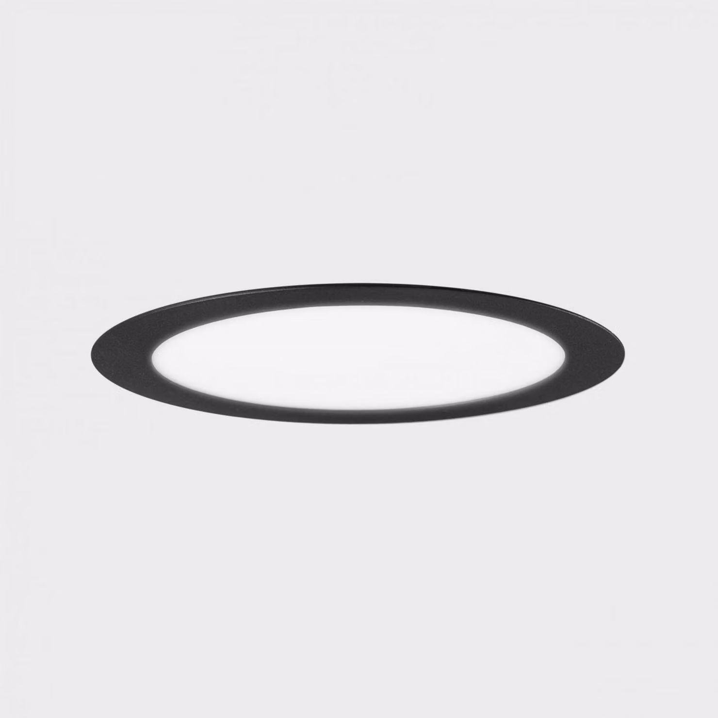 KOHL LIGHTING KOHL-Lighting DISC apparecchio da incasso con cornice 500 mm nero 48 W CRI 80 3000K 1.10V