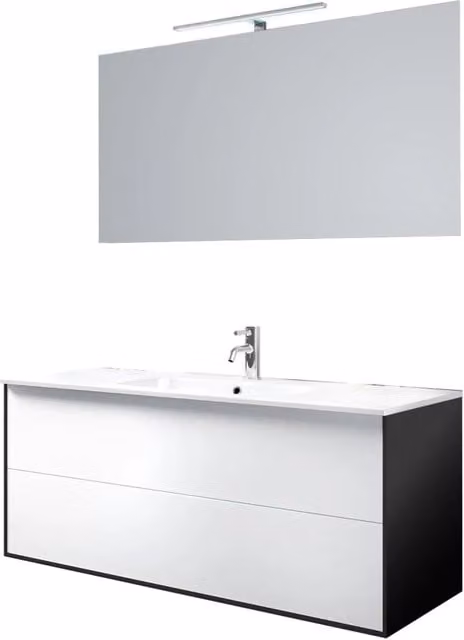 Composizione 4 pezzi IGEA bianco opaco_121x46,5x190