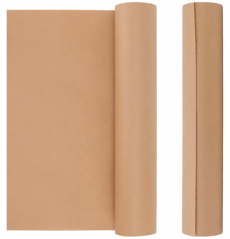Carta da imballaggio, 2 rotoli, 38 cm x 30 m, 80 g/m², marrone, ideale per confezioni regalo