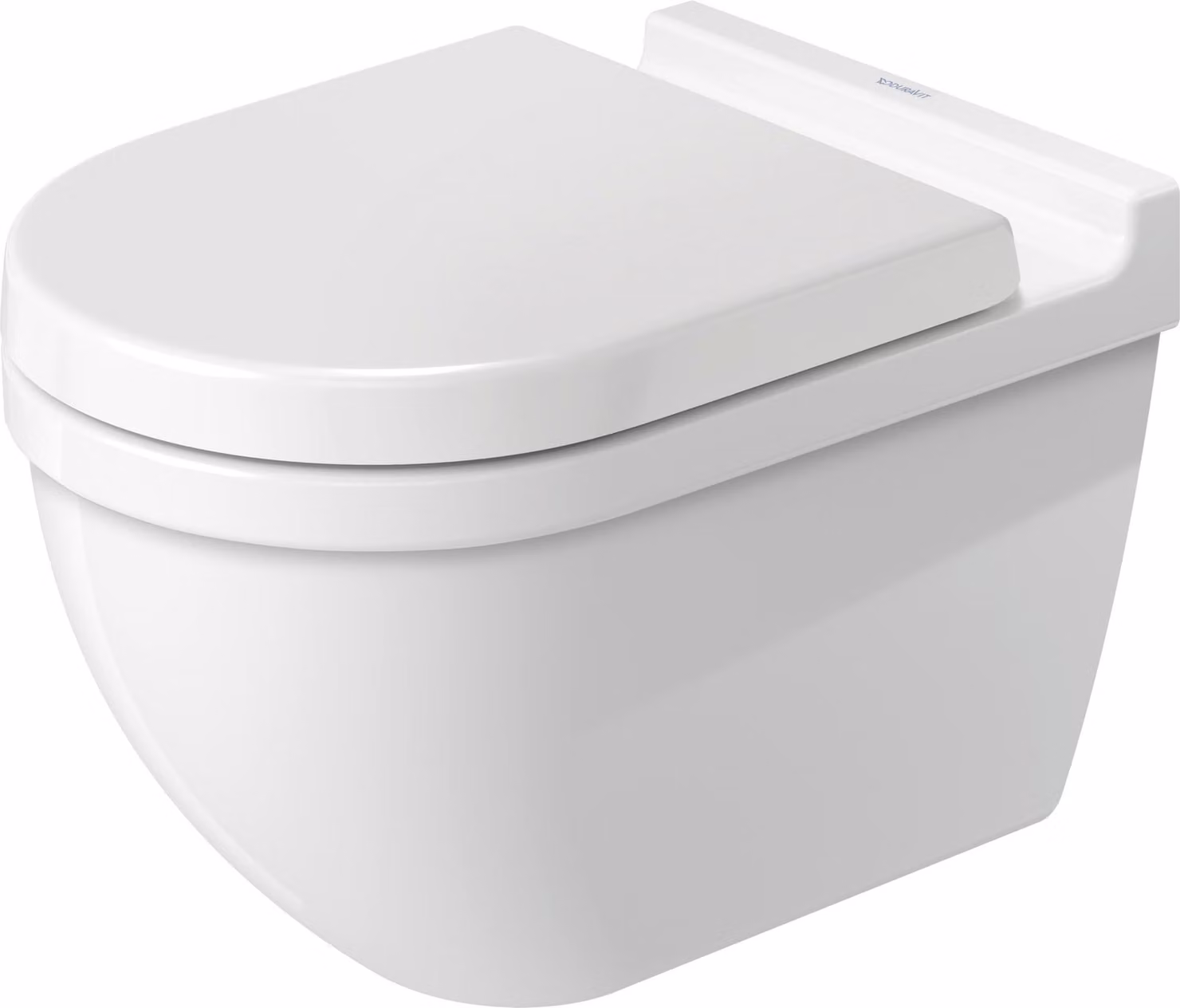 WC suspendu Duravit Starck 3 540mm WC à évacuation verticale, fixation cachée, blanc, 2225090000, 2225090000