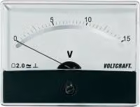 Voltcraft AM-86X65/15V/DC Einbau-Messgerät AM-86X65/15V/DC 15 V Drehspule (AM-86X65/15V/DC)