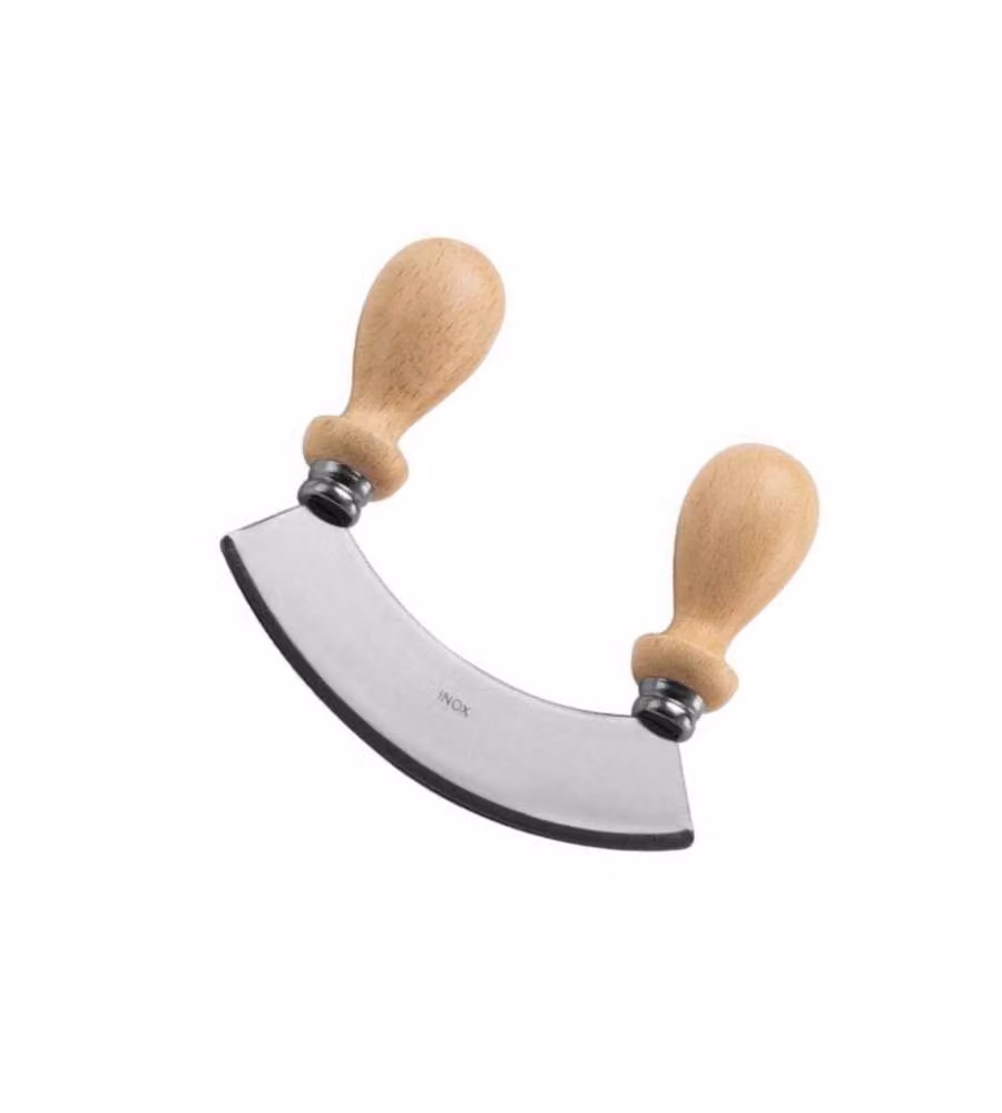 Mezzaluna Inox M/Ci Legno                   Calder