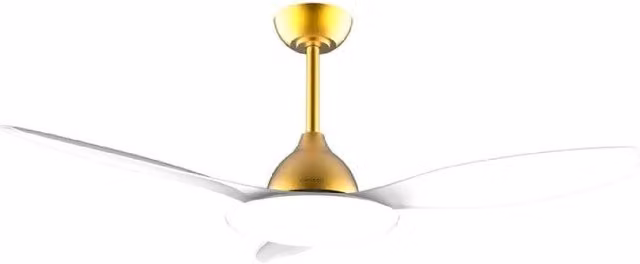 Ventilatore da soffitto Cecotec EnergySilence 4800 Light Gold e White con telecomando e luce