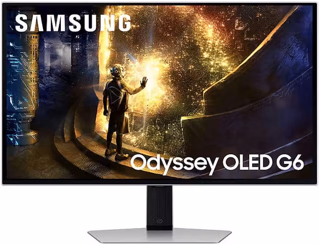 Samsung Odyssey OLED G6 G61SD Monitor Gaming da 27 pollici QHD 240 Hz Nero e Argento