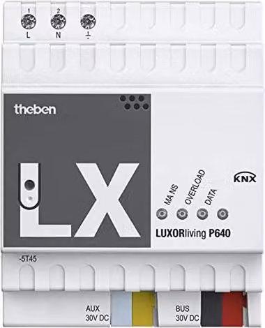 Sistema smart home Theben Alimentazione del sistema bus LUXORliving P640
