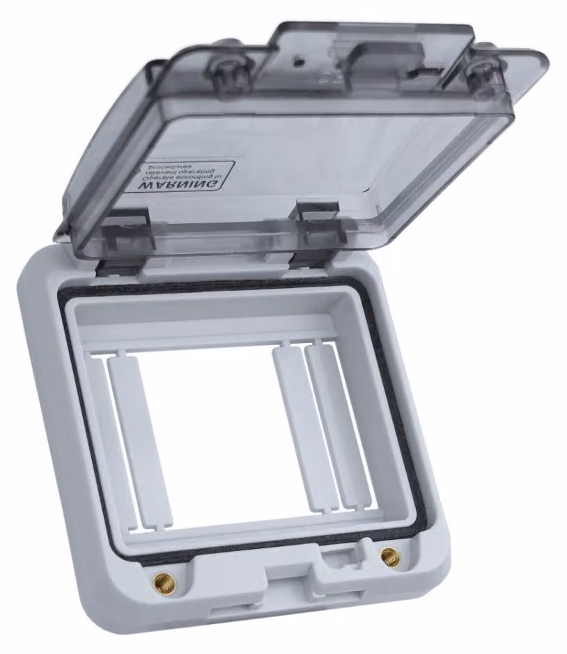 Finestre ispezionabili, finestre girevoli, 4 moduli, grado di protezione IP67, modello Doktorvolt 5972